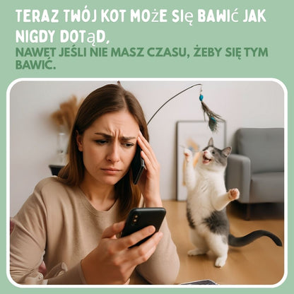 Veluna Interaktywna Zabawka w Kształcie Ptaszka dla Kotów