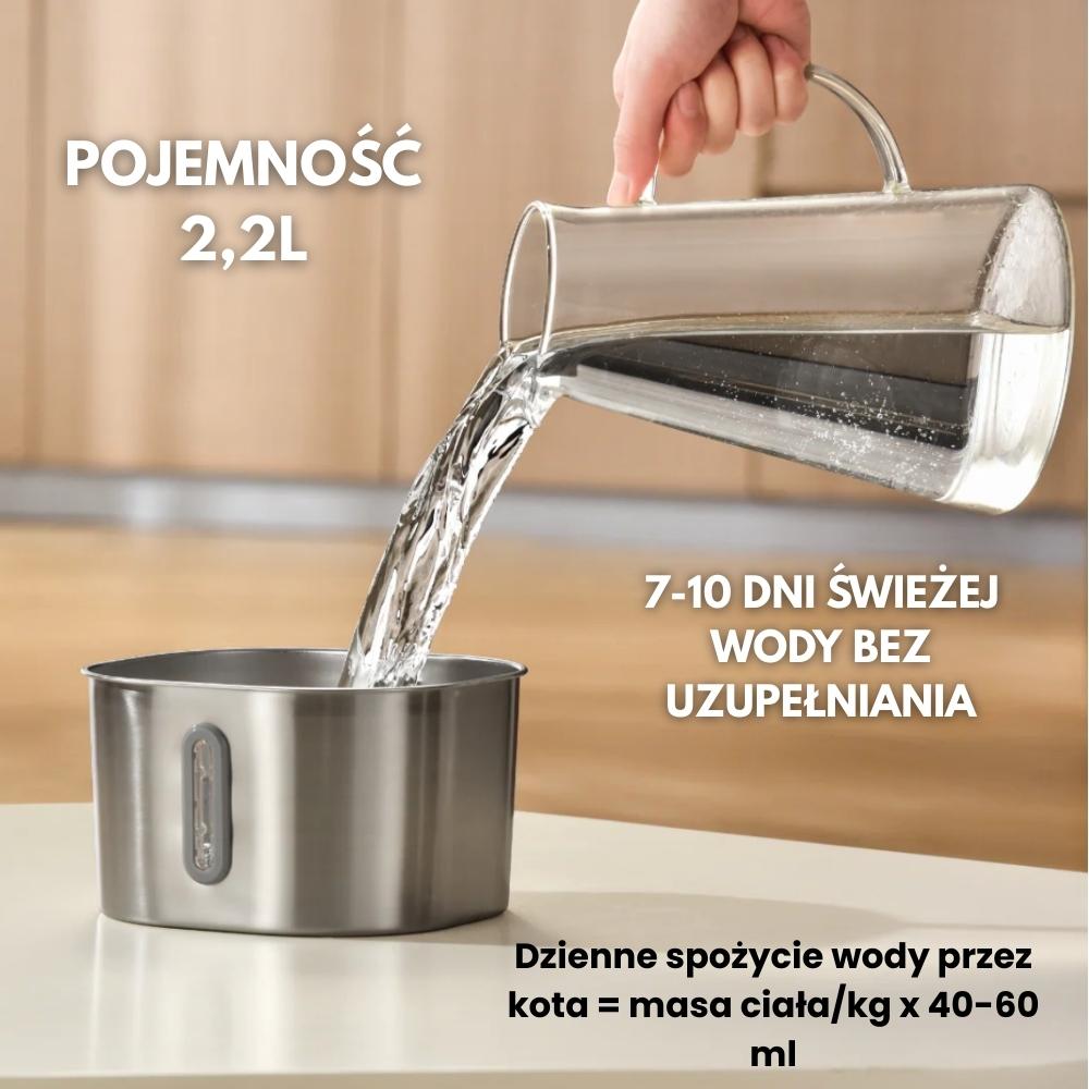 Veluna Fontanna na Wodę dla Kotów