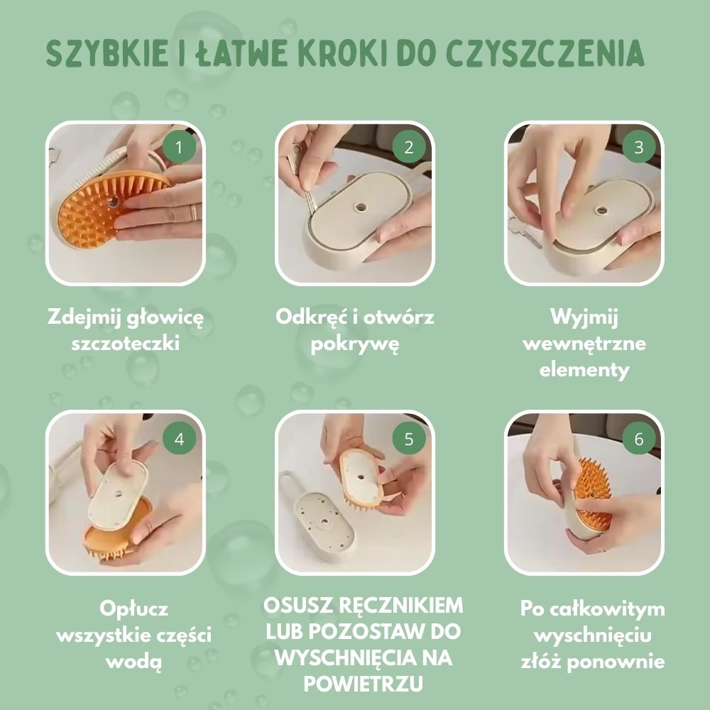 Veluna Steam Brush dla Kotów