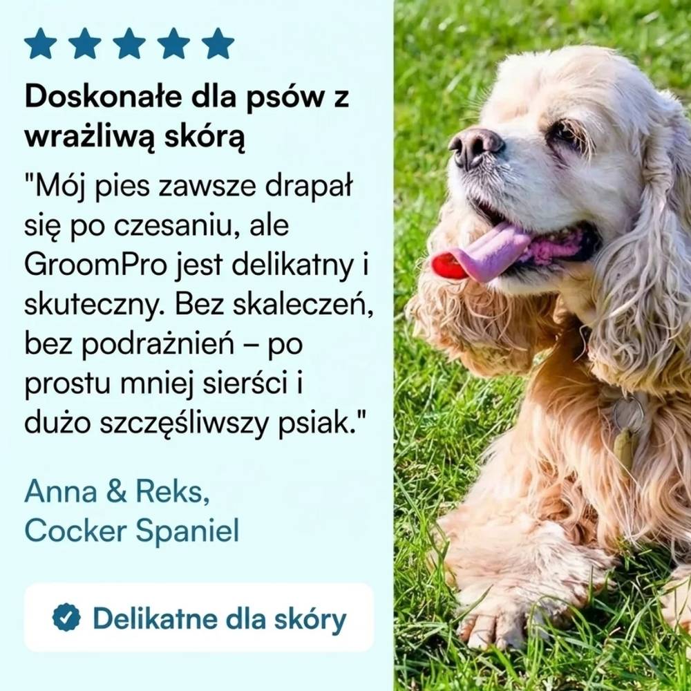 GroomPro – Szczotka do Usuwania Podszerstka