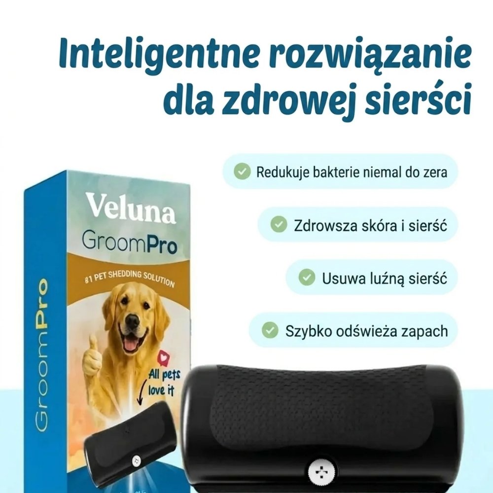 GroomPro – Szczotka do Usuwania Podszerstka