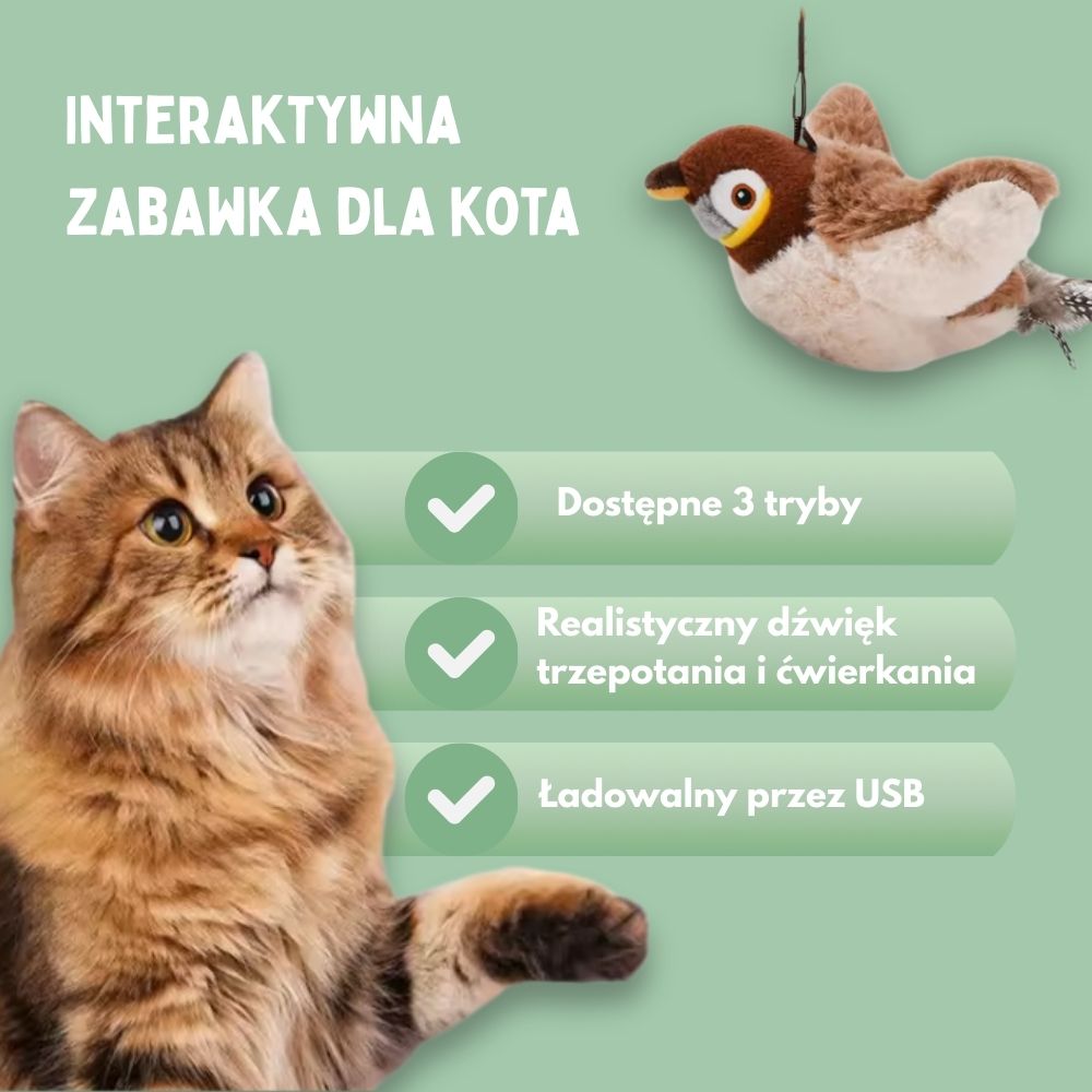 Veluna Interaktywna zabawka dla kotów