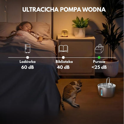 Veluna Fontanna na Wodę dla Kotów