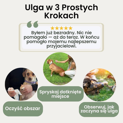 Veluna Spray na Skórę dla Psów Zatwierdzony przez Weterynarza