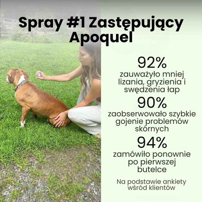 Veluna Spray na Skórę dla Psów Zatwierdzony przez Weterynarza