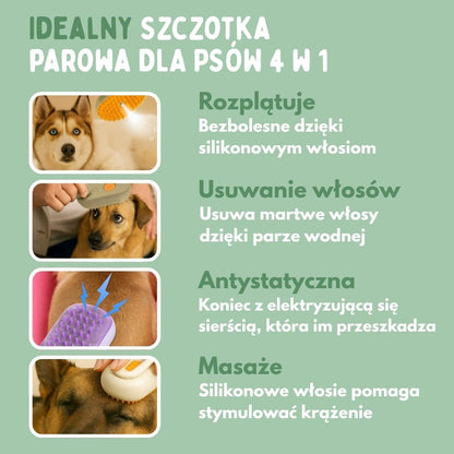 Veluna Steam Brush dla Psów